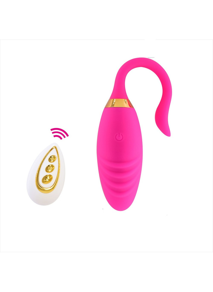 Œuf vibrant fushia télécommandé USB - TOD-061AFUS
